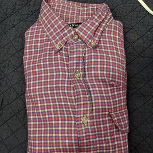 J Crew stretch tattersall